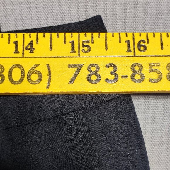 Vintage Esprit pencil midi skirt women's size 6 grey with stripes pattern - Picture 10 of 12